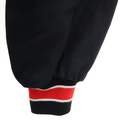Jeff Hamilton Black Varsity Jacket Size L