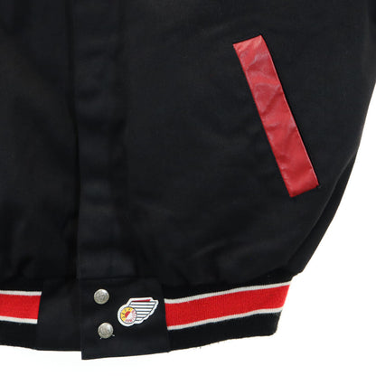 Jeff Hamilton Black Varsity Jacket Size L