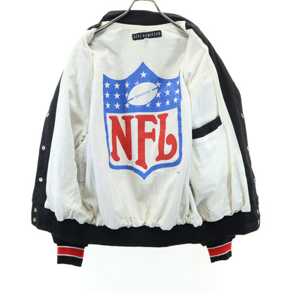 Jeff Hamilton Black Varsity Jacket Size L