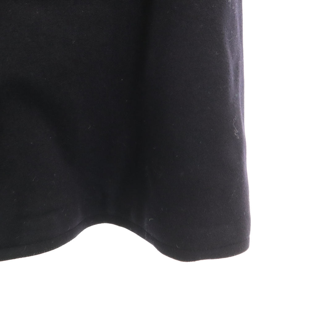 US NAVY 40s Vintage Melton 10-Button Peacoat Black Coat Size 38