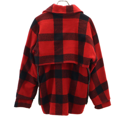 WHITE STAG 50s Vintage Wool Plaid Double Coverall Red
