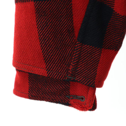 WHITE STAG 50s Vintage Wool Plaid Double Coverall Red
