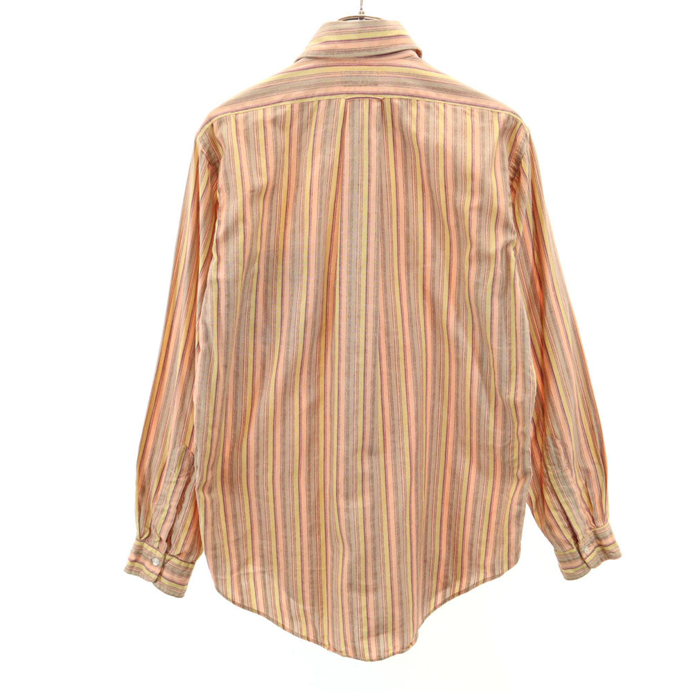 GANT 60s 70s Vintage Striped Long Sleeve Shirt Brown