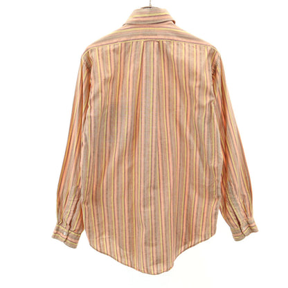 GANT 60s 70s Vintage Striped Long Sleeve Shirt Brown