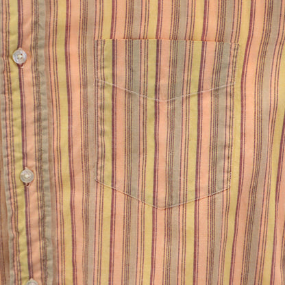 GANT 60s 70s Vintage Striped Long Sleeve Shirt Brown