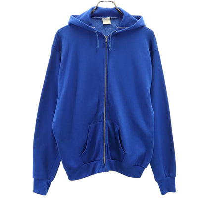 Sears 70s Vintage Kings Road Zip Hoodie Blue Size XL