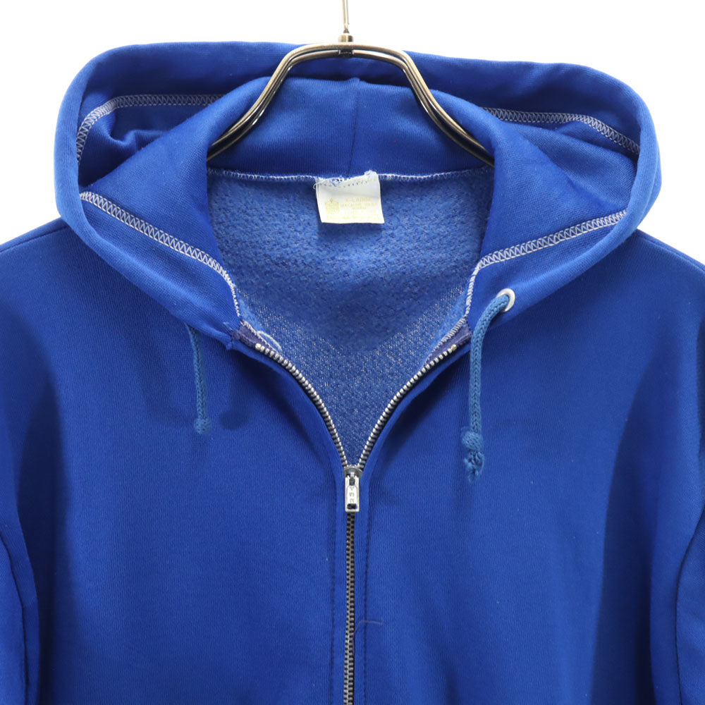Sears 70s Vintage Kings Road Zip Hoodie Blue Size XL