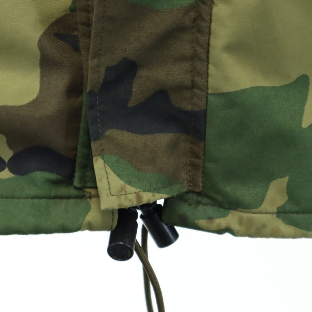 US ARMY 90s GORE-TEX Woodland Camo Hoodie Green Size S