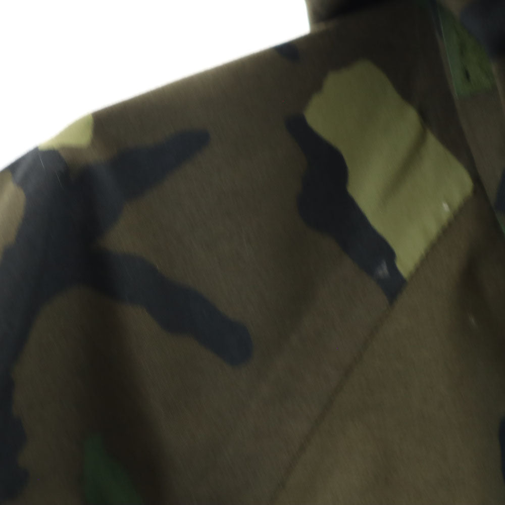 US ARMY 90s GORE-TEX Woodland Camo Hoodie Green Size S