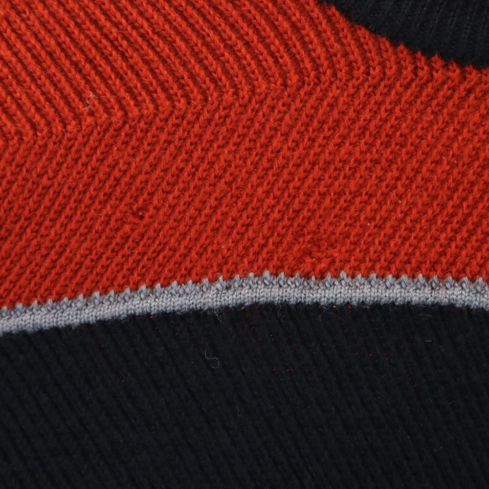 ISSEY MIYAKE MEN 80s Vintage Wool Sweater Red/Navy Size M