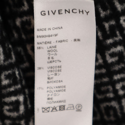 GIVENCHY All-Over Logo Long Sleeve Sweater Black Size XS
