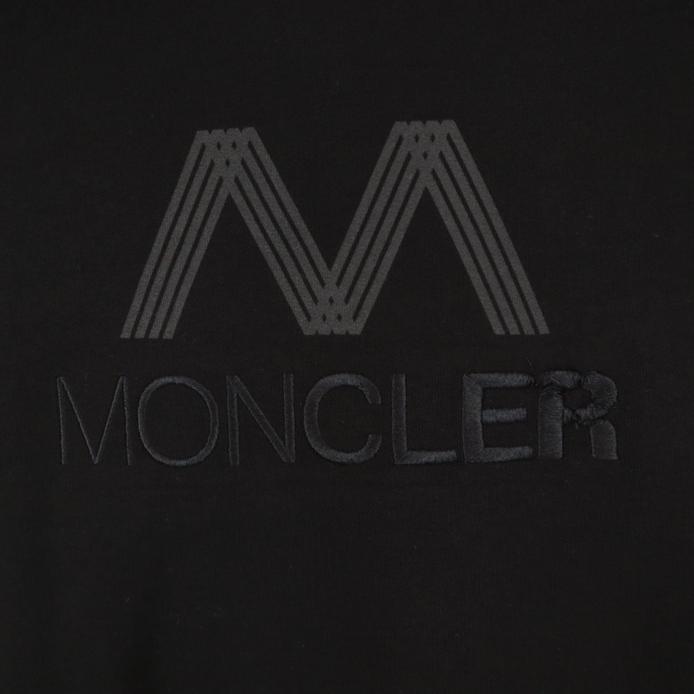 MONCLER H10918G00047 Zip Hoodie Black Size M