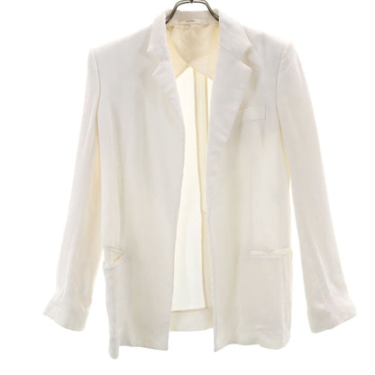 CELINE White Long Sleeve Tailored Blazer Size 38