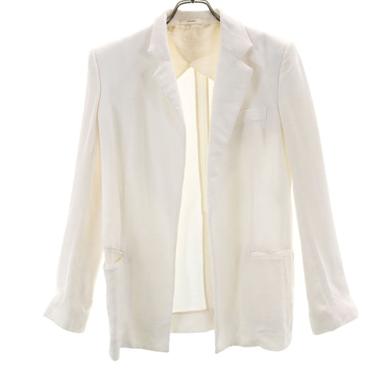 CELINE White Long Sleeve Tailored Blazer Size 38