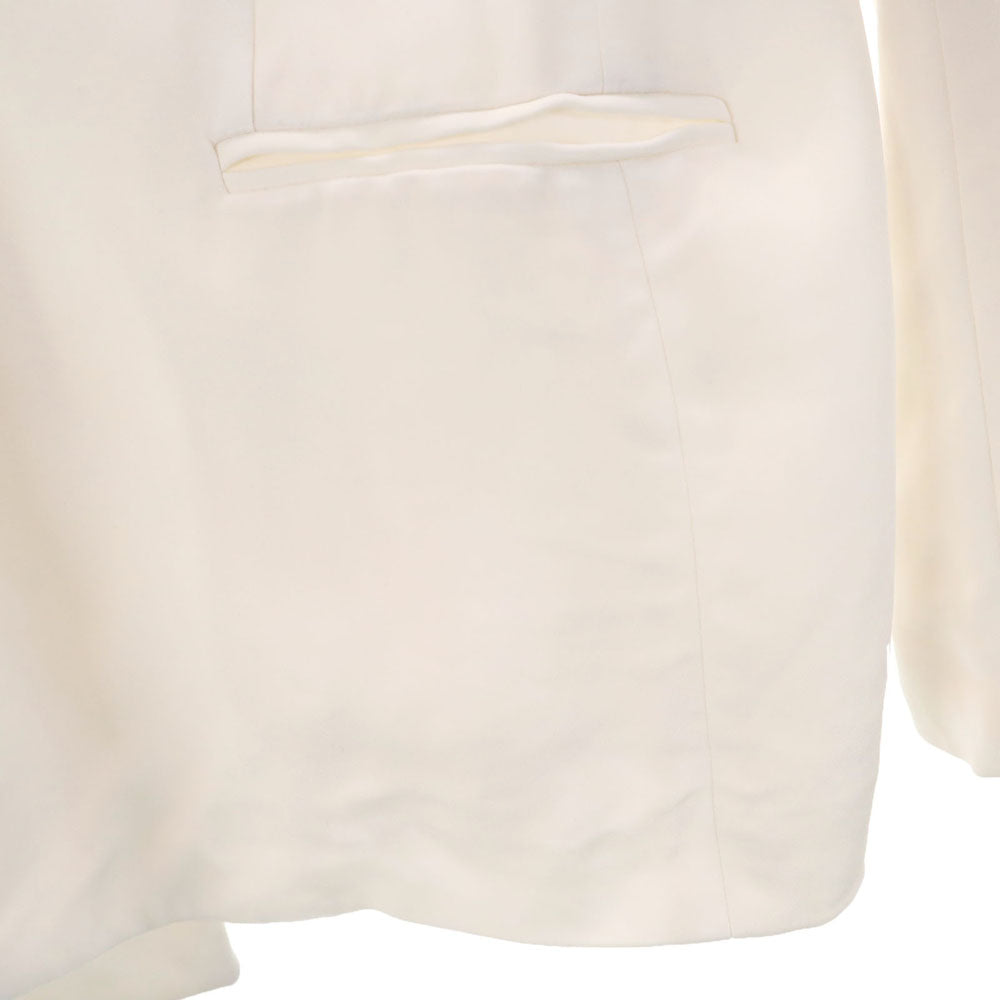 CELINE White Long Sleeve Tailored Blazer Size 38