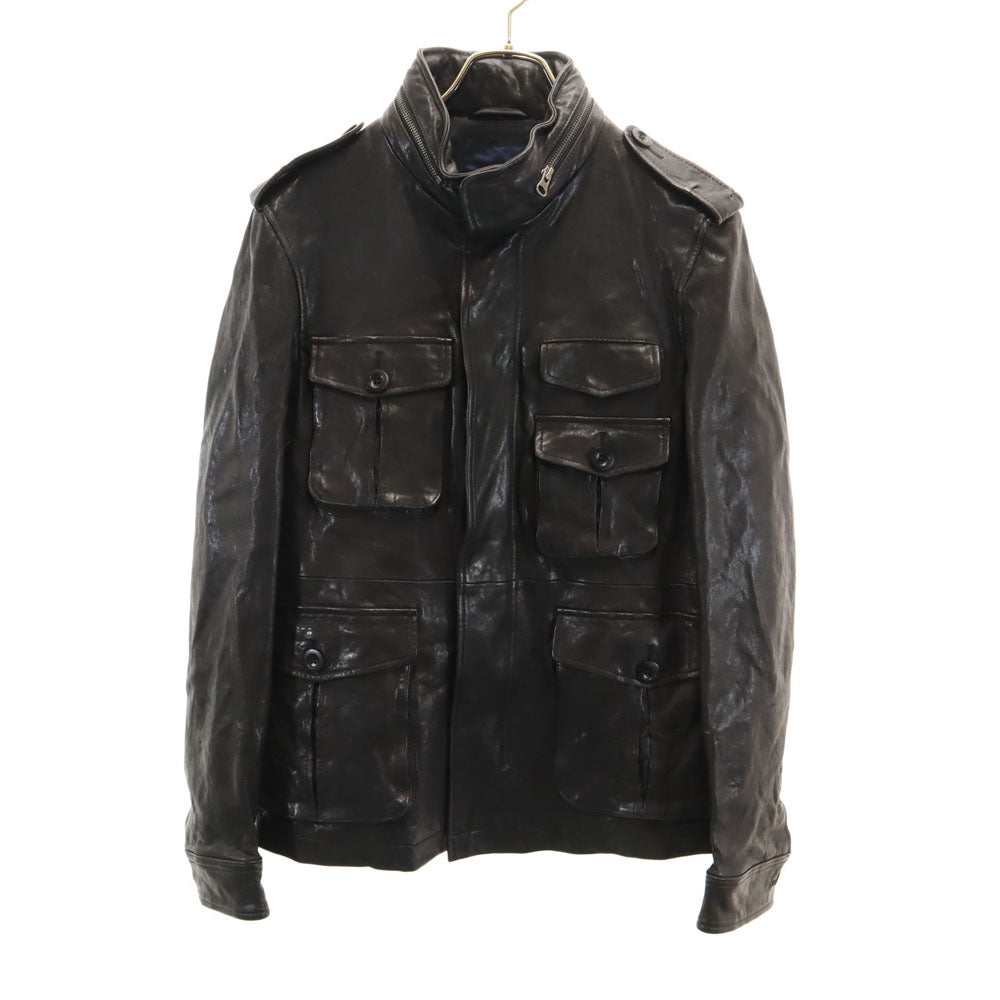 OTAGIRA Black Leather Jacket Size M