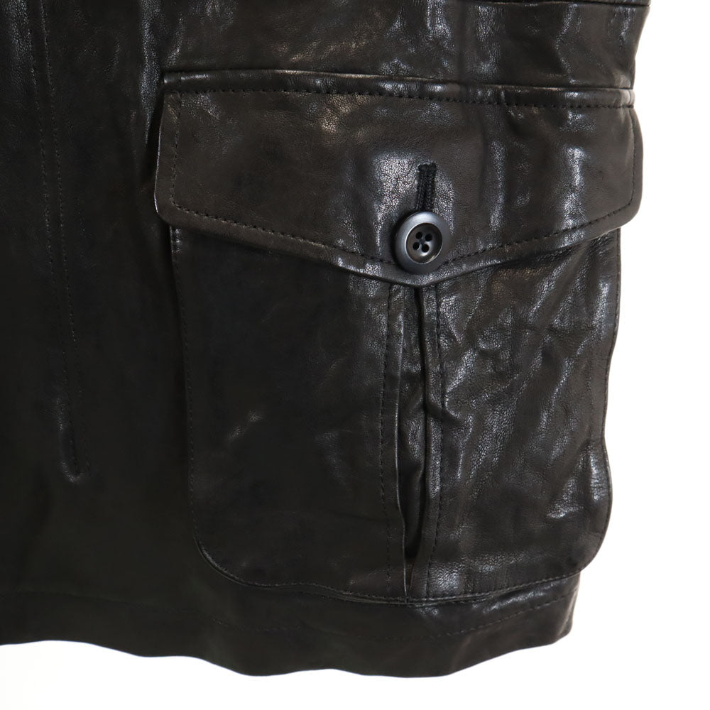 OTAGIRA Black Leather Jacket Size M