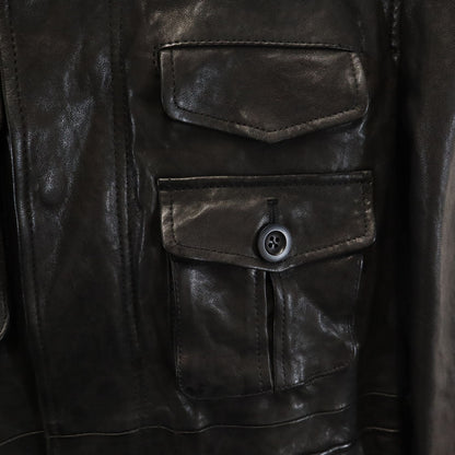 OTAGIRA Black Leather Jacket Size M