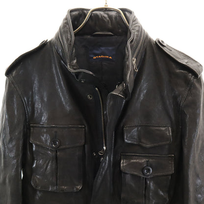 OTAGIRA Black Leather Jacket Size M