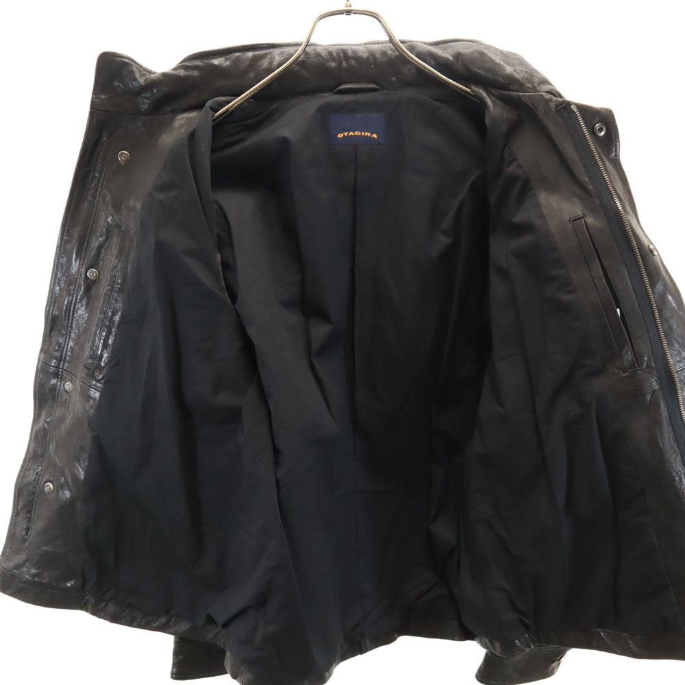 OTAGIRA Black Leather Jacket Size M