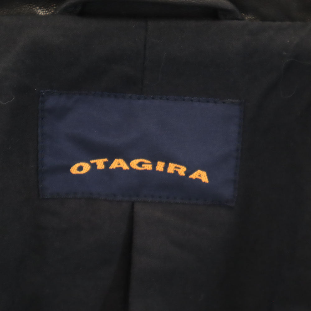 OTAGIRA Black Leather Jacket Size M