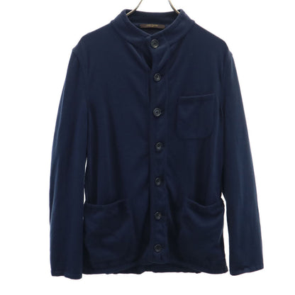 LOUIS VUITTON Italian Knit Jacket Navy Size M