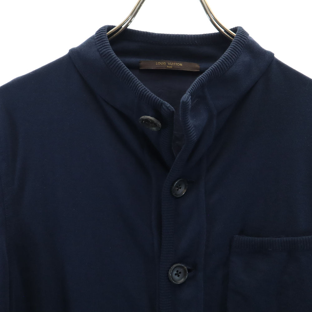 LOUIS VUITTON Italian Knit Jacket Navy Size M