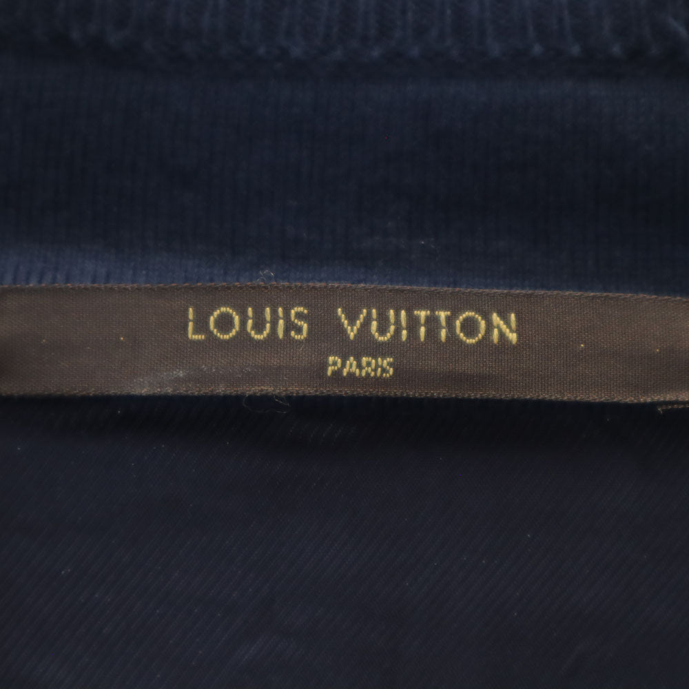 LOUIS VUITTON Italian Knit Jacket Navy Size M