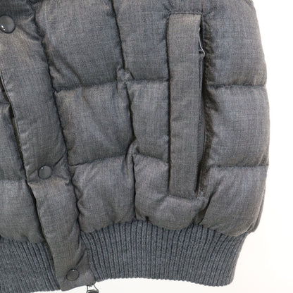 DUVETICA AKM Wool Hooded Down Jacket Gray Size XL