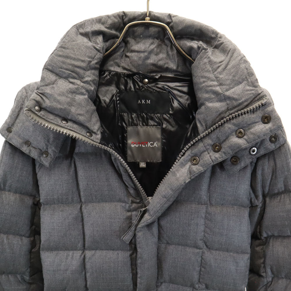 DUVETICA AKM Wool Hooded Down Jacket Gray Size XL