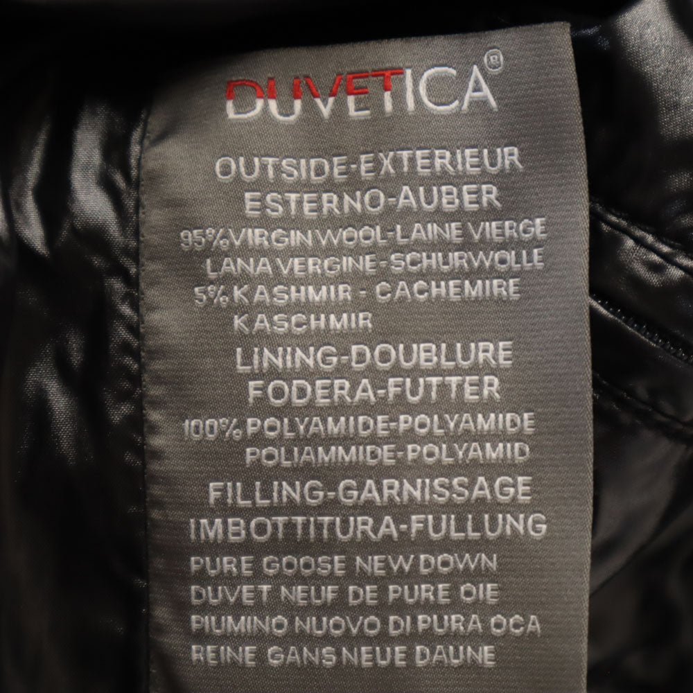 DUVETICA AKM Wool Hooded Down Jacket Gray Size XL