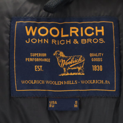 WOOLRICH Arctic Parka Hoodie Raccoon Fur Navy Size S