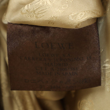 LOEWE Spanish Made Suede Leather Coat Beige Size 40