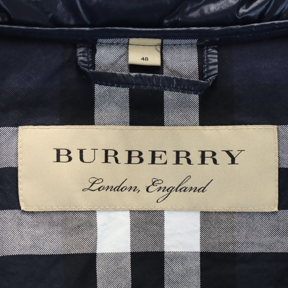 BURBERRY Packable Padded Jacket Black Size 48