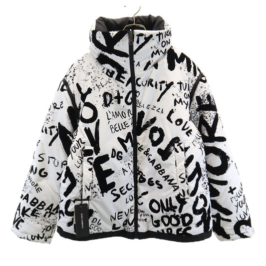 DOLCE&GABBANA Reversible Padded Puffer Jacket White Size 40