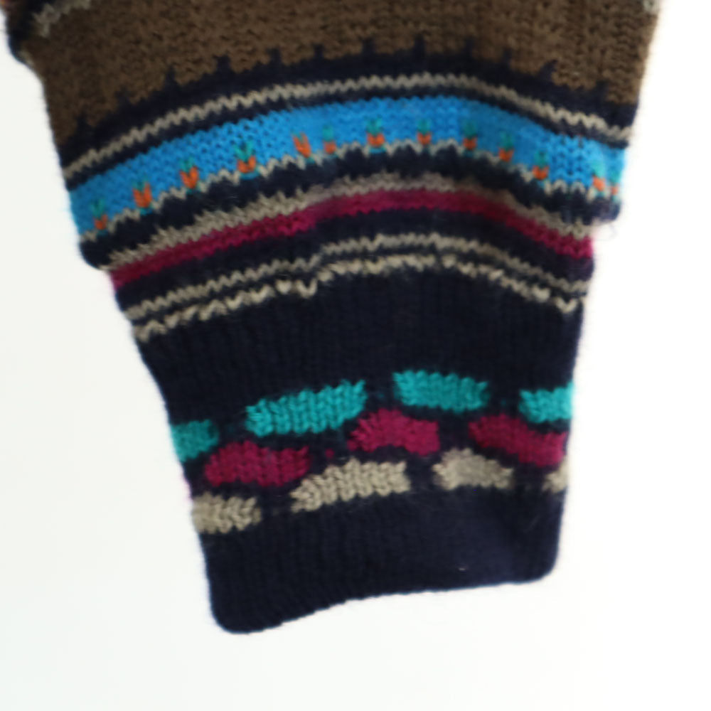 COOGI 90s Vintage Australian 3D Knit Cardigan Blue Size SS