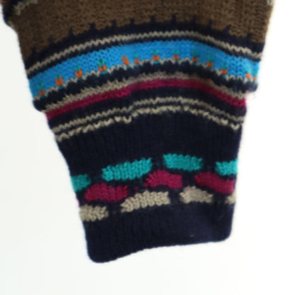 COOGI 90s Vintage Australian 3D Knit Cardigan Blue Size SS