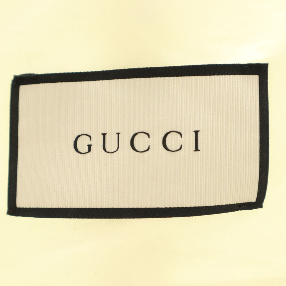 GUCCI Gold Sequin Goat Leather Double Riders Jacket Size 36