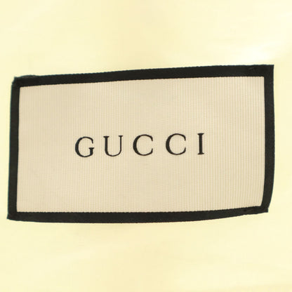 GUCCI Gold Sequin Goat Leather Double Riders Jacket Size 36