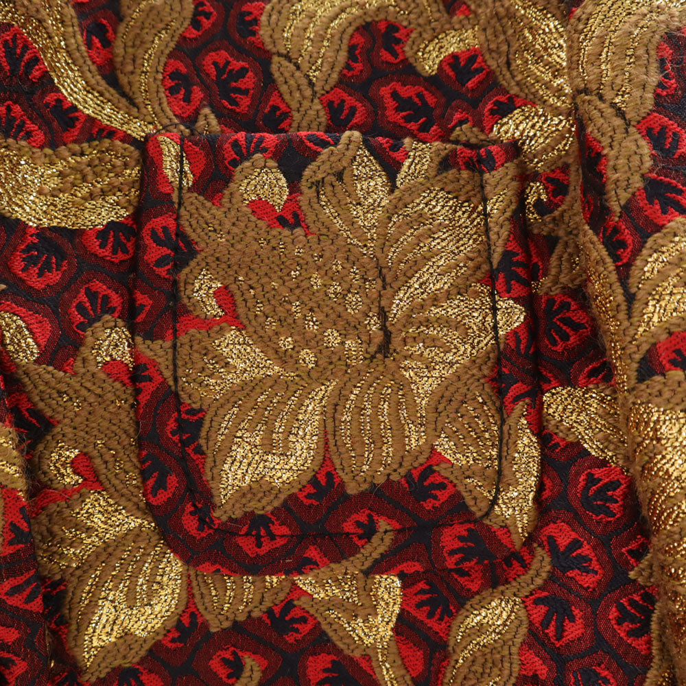 GUCCI Floral Jacquard Jacket Red Size 38