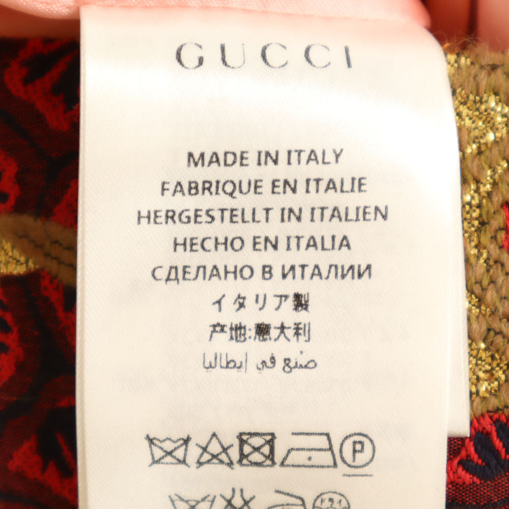 GUCCI Floral Jacquard Jacket Red Size 38