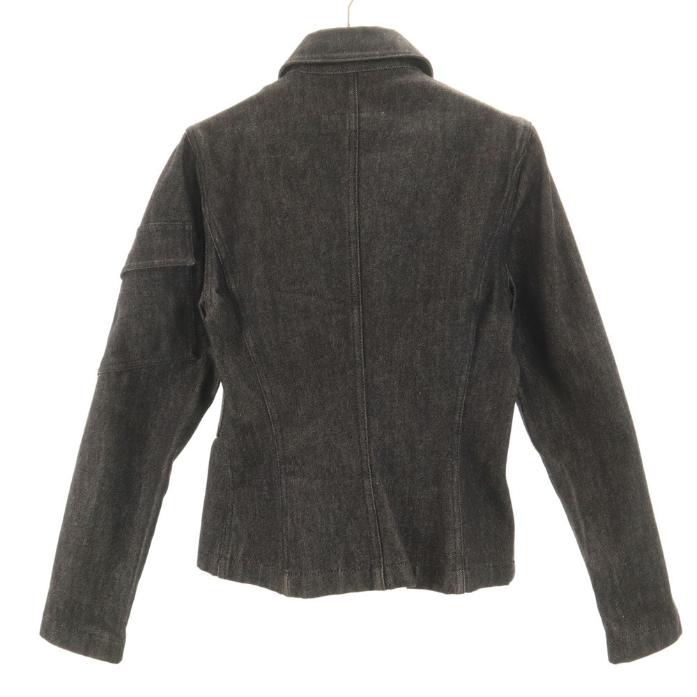 GUCCI Black Denim Jacket Size 38