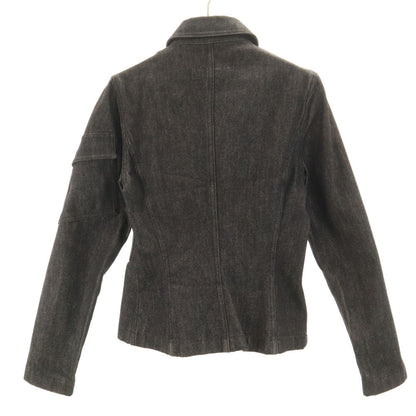 GUCCI Black Denim Jacket Size 38