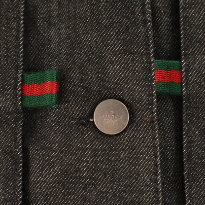 GUCCI Black Denim Jacket Size 38