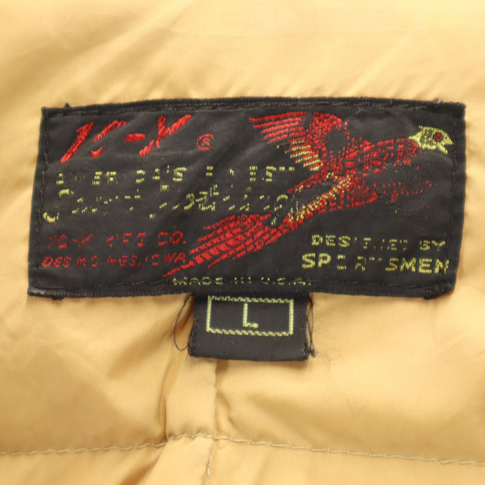 Ten-X 70s USA Goose Down Hunting Jacket Red Size L