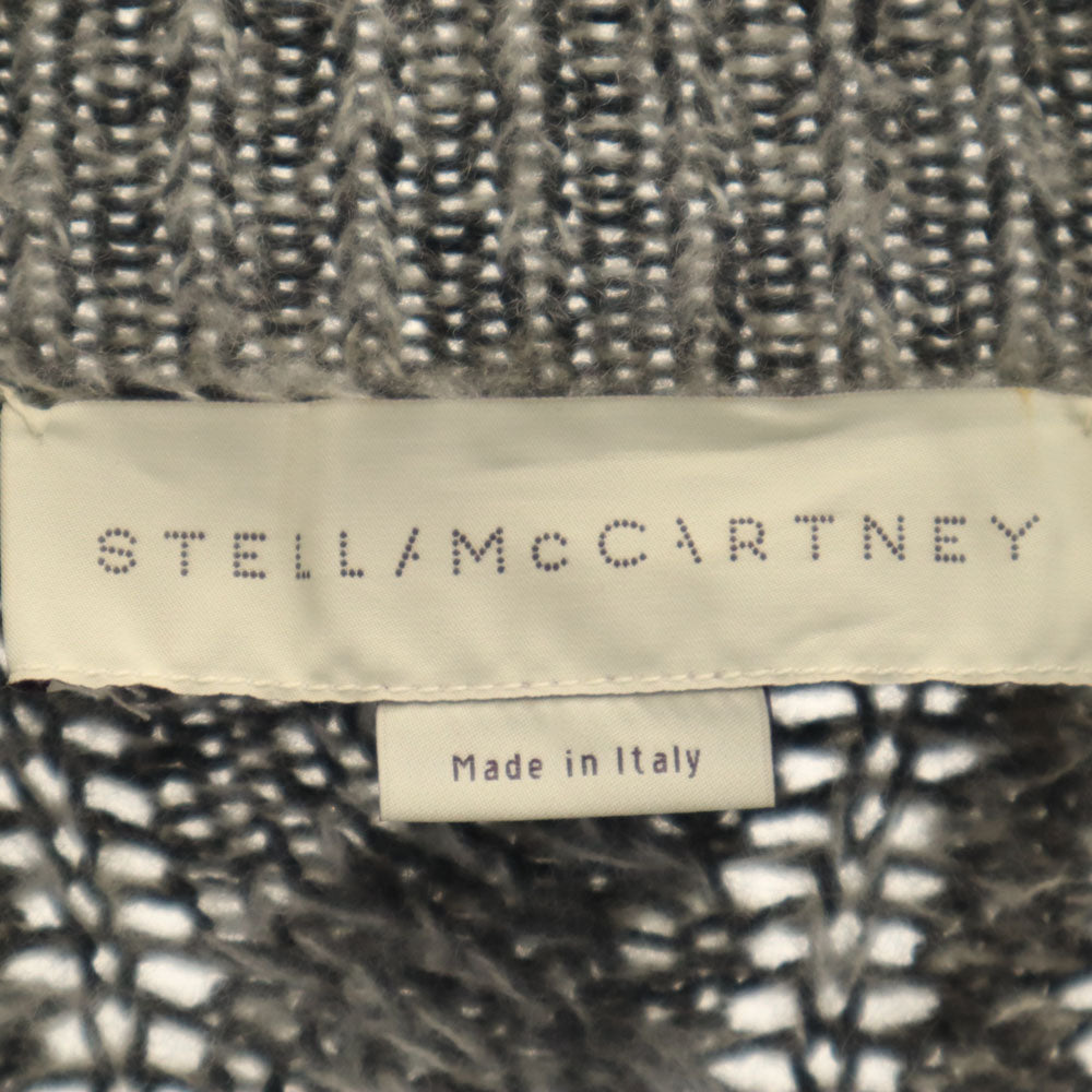 Stella McCartney Layered Long Sleeve Sweater Gray Size 36