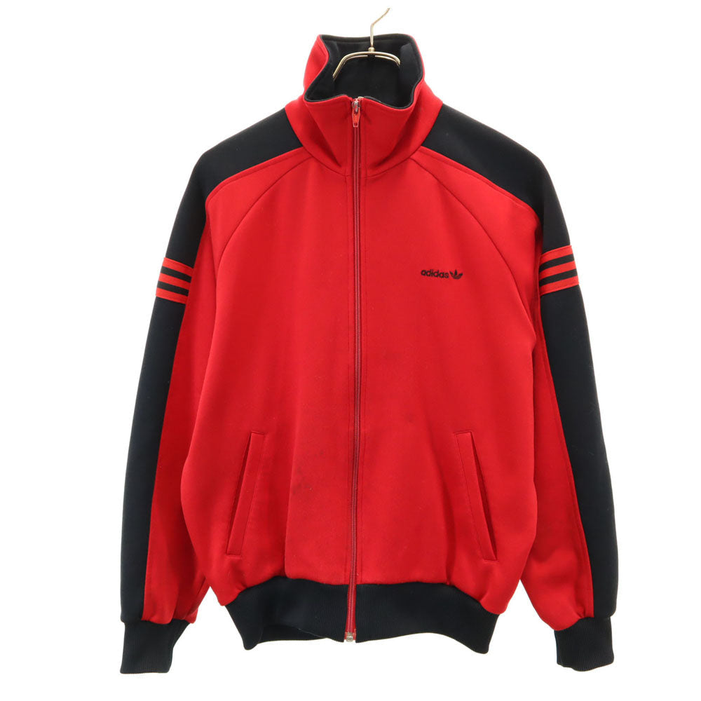 adidas 70s Descente Vintage Trefoil Track Jacket Red Size M