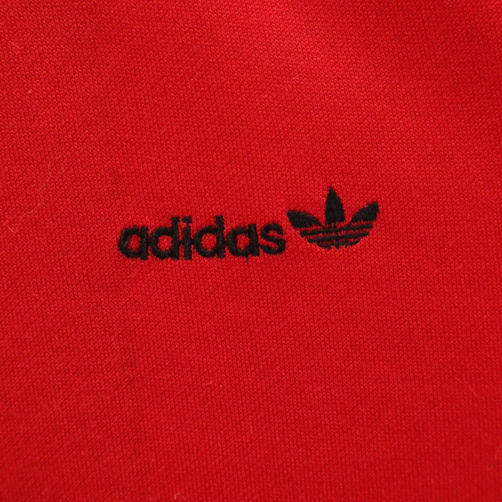 adidas 70s Descente Vintage Trefoil Track Jacket Red Size M