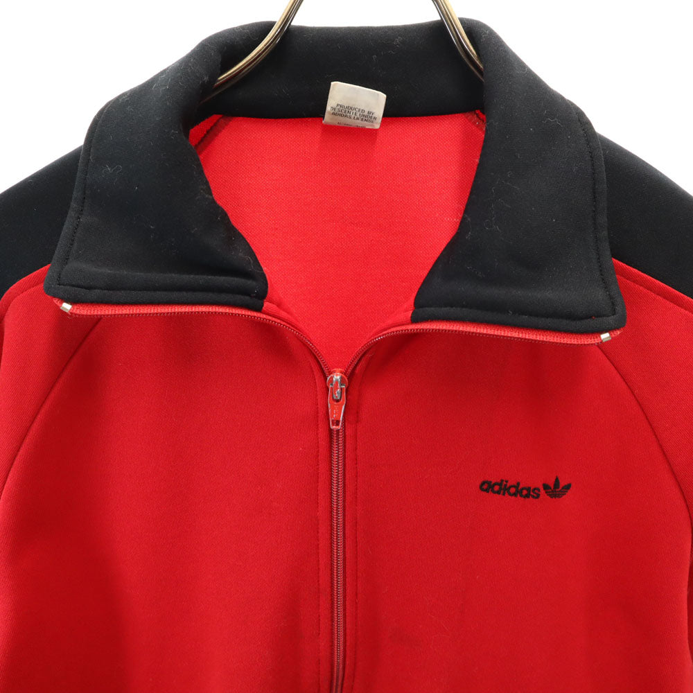 adidas 70s Descente Vintage Trefoil Track Jacket Red Size M