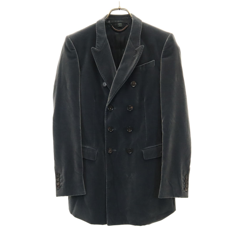 Burberry Prorsum Italian Made Velour Jacket Gray Size 44